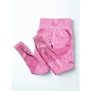 Victoria’s Secret Pink Space Dye Pink Seamless Compression Leggings